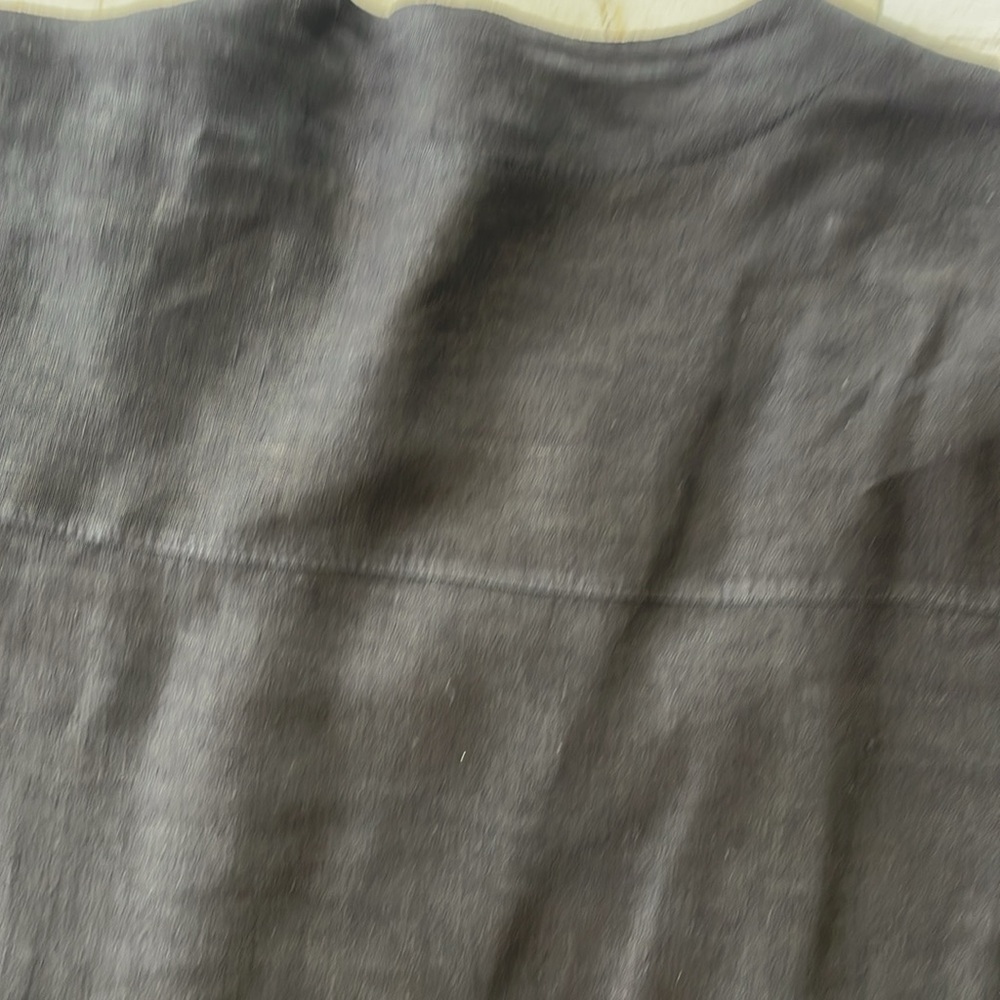NEW SHYLOH BLACK LINEN TOP WITH BUTTONS - Picture 6 of 9